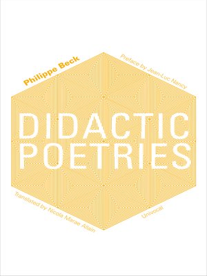 cover image of Didactic Poetries